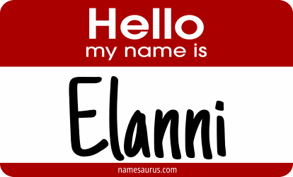 Hello my name is Elanni png download