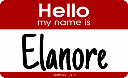 Hello my name is Elanore png download