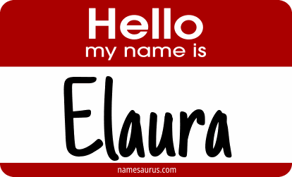 Hello my name is Elaura png download