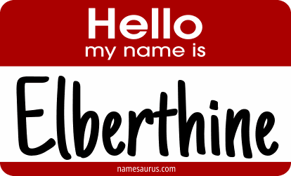 Hello my name is Elberthine png download