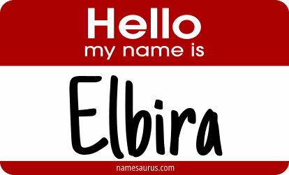 Hello my name is Elbira png download
