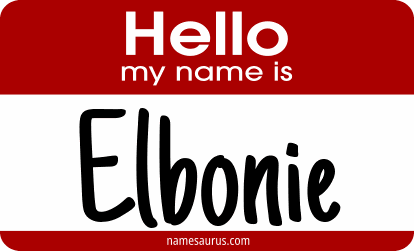 Hello my name is Elbonie png download