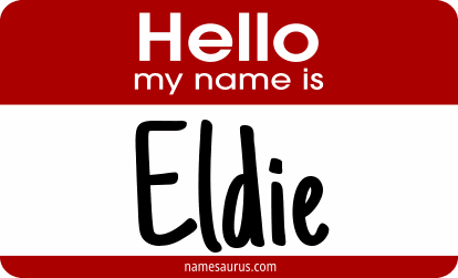 Hello my name is Eldie png download