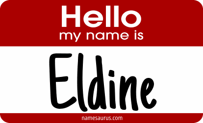 Hello my name is Eldine png download