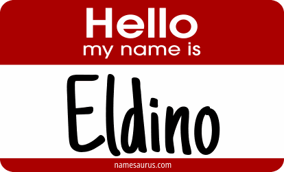 Hello my name is Eldino png download