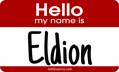 Hello my name is Eldion png download