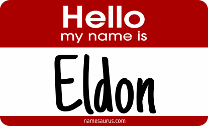 Hello my name is Eldon png download