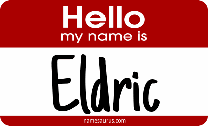 Hello my name is Eldric png download