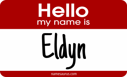 Hello my name is Eldyn png download