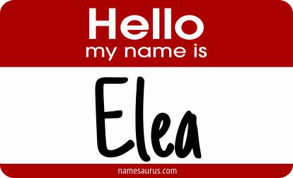 Hello my name is Elea png download