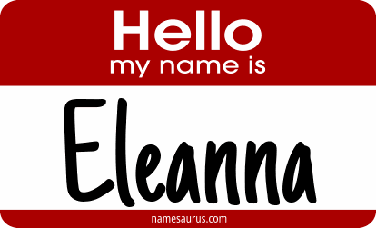 Hello my name is Eleanna png download