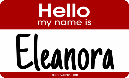 Hello my name is Eleanora png download