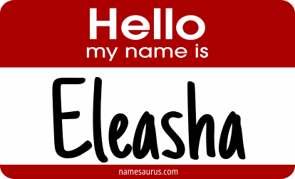 Hello my name is Eleasha png download