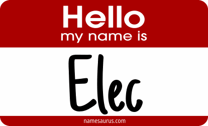 Hello my name is Elec png download