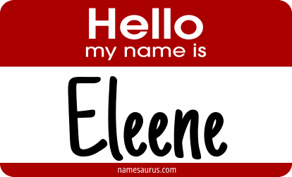 Hello my name is Eleene png download