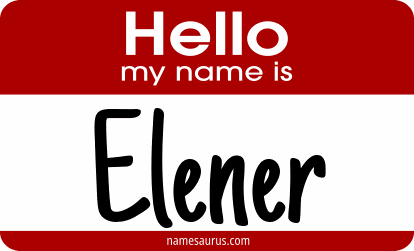 Hello my name is Elener png download