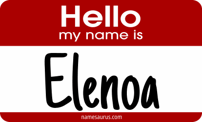 Hello my name is Elenoa png download
