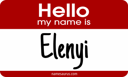 Hello my name is Elenyi png download