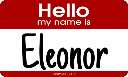Hello my name is Eleonor png download