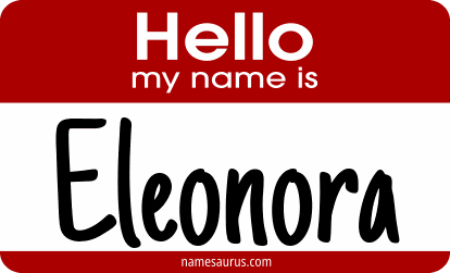 Hello my name is Eleonora png download