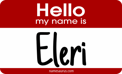 Hello my name is Eleri png download
