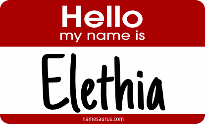 Hello my name is Elethia png download