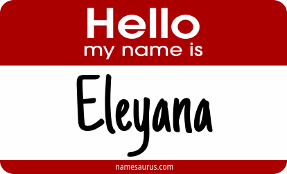 Hello my name is Eleyana png download