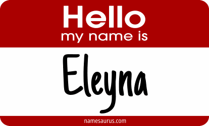 Hello my name is Eleyna png download
