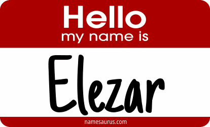 Hello my name is Elezar png download