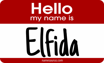 Hello my name is Elfida png download