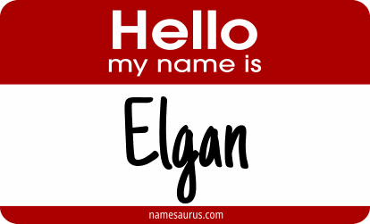 Hello my name is Elgan png download