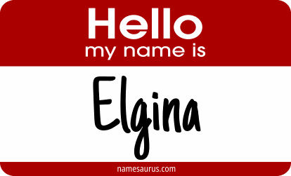 Hello my name is Elgina png download