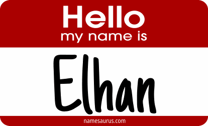 Hello my name is Elhan png download
