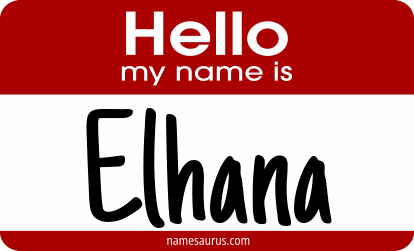 Hello my name is Elhana png download