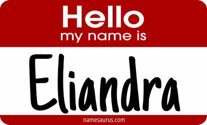 Hello my name is Eliandra png download