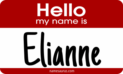 Hello my name is Elianne png download