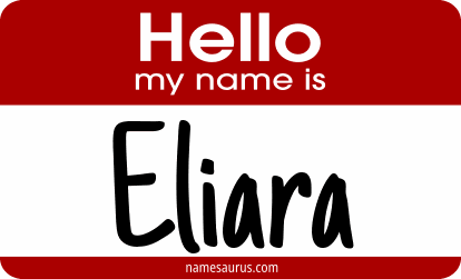 Hello my name is Eliara png download