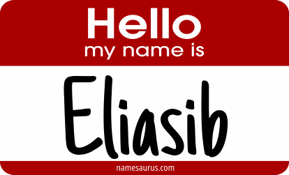 Hello my name is Eliasib png download
