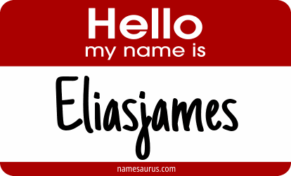Hello my name is Eliasjames png download