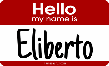 Hello my name is Eliberto png download