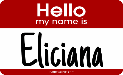 Hello my name is Eliciana png download