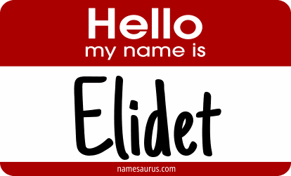 Hello my name is Elidet png download