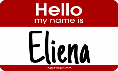 Hello my name is Eliena png download
