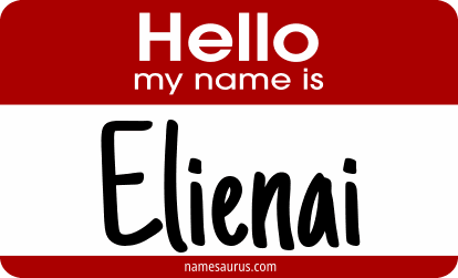Hello my name is Elienai png download