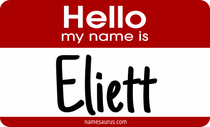 Hello my name is Eliett png download