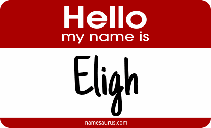Hello my name is Eligh png download