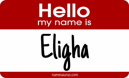 Hello my name is Eligha png download