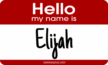 Hello my name is Elijah png download