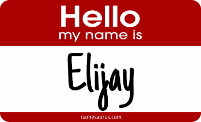 Hello my name is Elijay png download