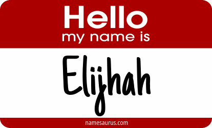 Hello my name is Elijhah png download